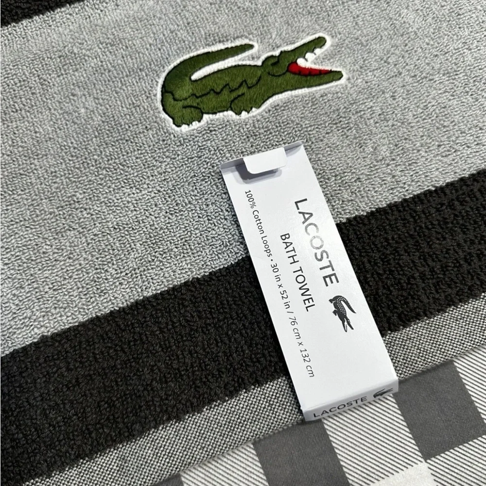 Lacoste Bath Towel 100% Cotton 30